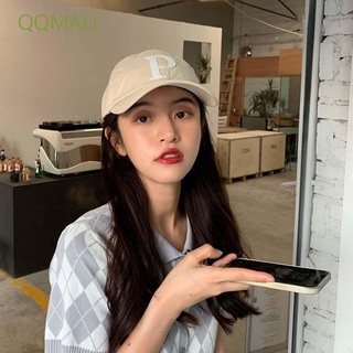 Qqmall หมวกเบสบอลปักลายสไตล์เกาหลีฮิปฮอปสําหรับผู้หญิงและผู้ชาย