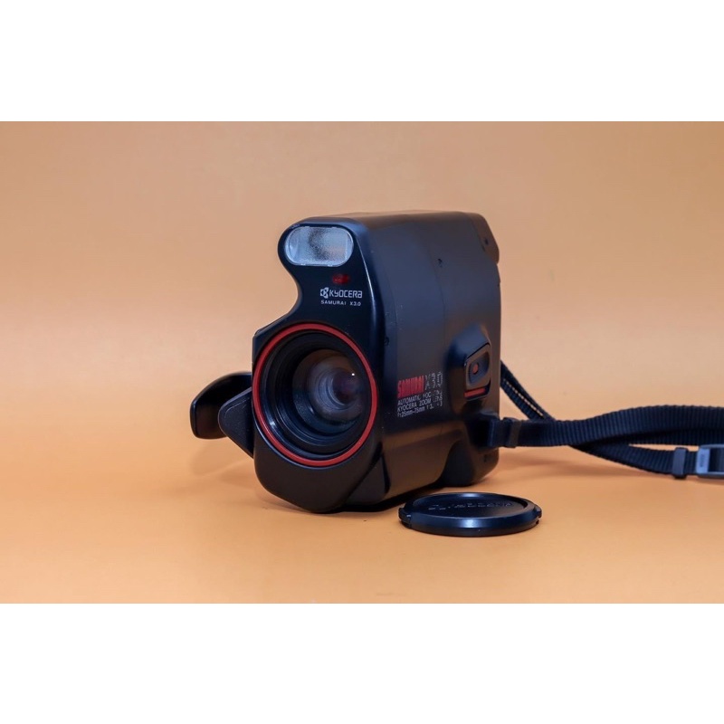 ขายกล้องฟิล์มคอมแพค ฮาฟเฟรม 🔥 Kyocera Samurai X3.0 Rare Item 🔥 เลนส์ดี ถ่ายได้ 72รูป