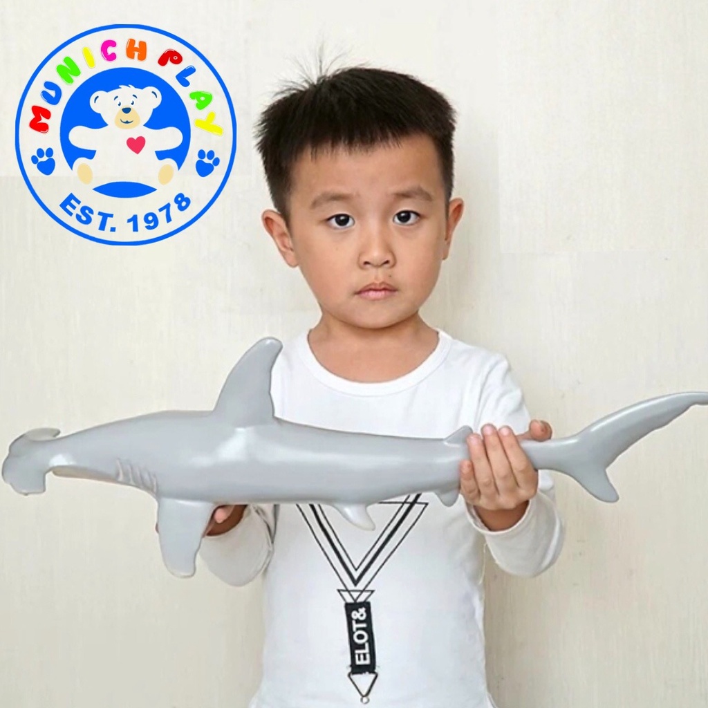 Munich Play - ปลาฉลาม หัวฆ้อน แบบนิ่ม ขนาด 41.00 CM (จากหาดใหญ่)