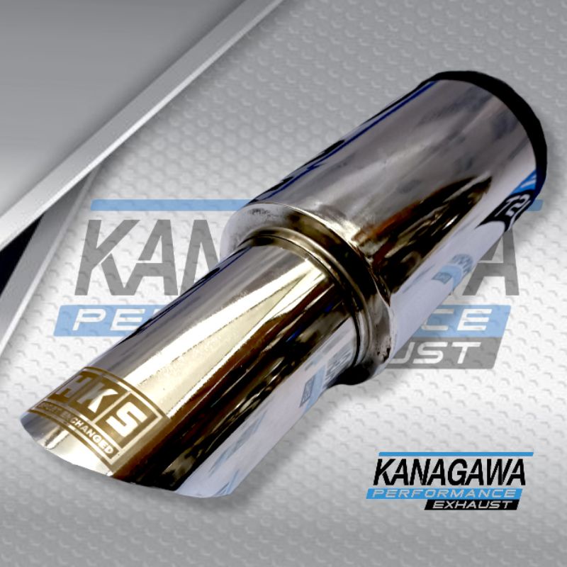 HKS ท่อไอเสียรถยนต์ Round Chrome Inlet 2 นิ้ว