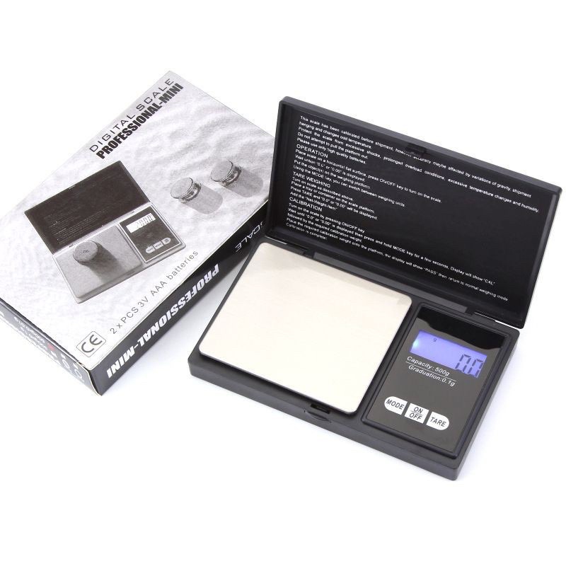 DIGITAL SCALE PROFESSIONAL-MINI ตาชั่งเศษเงิน/ทอง/นาค/เพชร/500gx0.1g