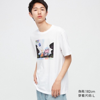 Uniqlo UT เสื้อยืดแขนสั้น พิมพ์ลายแอนิเมชั่น Pixar สําหรับผู้ชาย และผู้หญิง 451866S-5XL