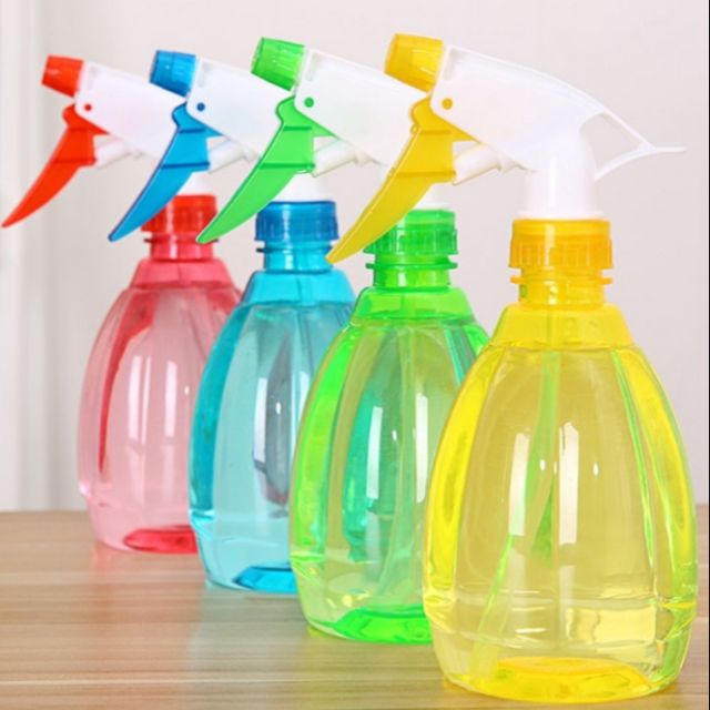 *มีหลายสี* ขวดฟ็อกกี้ขนาด 500ml. ขวดพลาสติกหัวสเปรย์ ขวดฉีดน้ำ