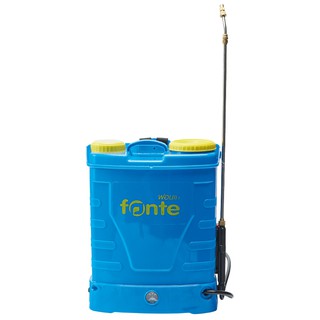 FONTE เครื่องพ่นยาแบตเตอรี่ รุ่น HY-16L(1015) ขนาด 16 ลิตร สีฟ้า - เหลือง FONTE Battery Sprayer HY-16L (1015) Size 16 L.