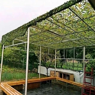 ตาข่าย สุทธิที่ร่ม ที่พักพิงดวงอาทิตย์ ตาข่ายลายพรางทหารล่าสัตว์ ตาข่ายพราง กองทัพ 8 ขนาด Camo