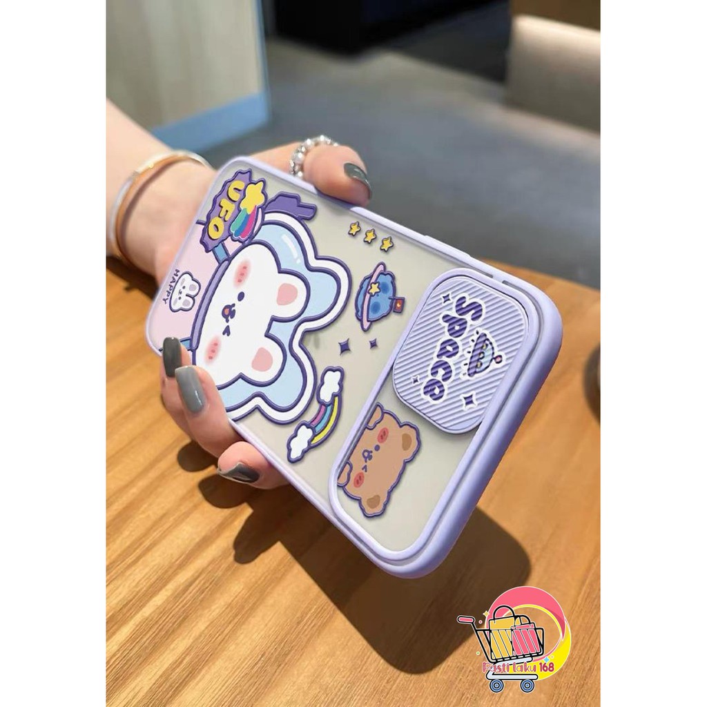 SS070 SOFTCASE SLIDE CHARACTER OPPO A71 A16 A54 A3S A1K A5S F9 F5 F7 A7 A12 A11K F1S A59 A83 RENO 4 