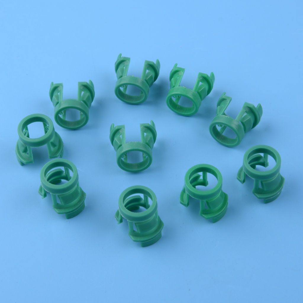 10pcs Auto Trans Cooling ท่อน้ํามัน Cooler Line Retainer ผู้ถือคลิป Fit สําหรับ Volvo C70 S60 S70 S80 V70 9485149-อุปกรณ์เสริมในรถยนต์