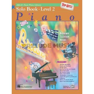 (โค้ดINCSM2Lลด70฿) Alfreds Basic Piano Library: Top Hits! Solo Book 2(AF16497)