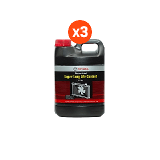 [Value Pack] TOYOTA Pre-mixed Super Long Life Coolant น้ำยาเติมหม้อน้ำรถยนต์โตโยต้า สูตรพิเศษ ขนาด 1 ลิตร (จำนวน 3 ชิ้น)