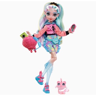 (ของแท้100%) Monster High Doll, Lagoona Blue with Accessories and Pet Piranha