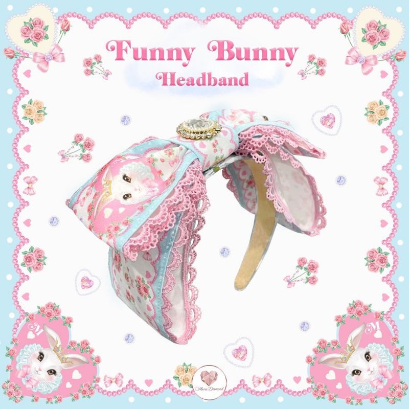 Maria diamond 💎คาดผมFunny Bunny Headband🐰