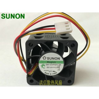 For Sunon GM1204PQV1-8A 12V 2.8W 4CM 4028 3-line 1U 2U server fan 9200rpm 14CFM