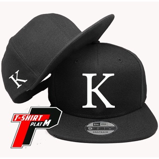 หมวก Snapback พิมพ์ลายตัวอักษร K