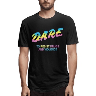 เสื้อยืด พิมพ์ลาย Black Dare 90S Drugs Us สีดํา สําหรับผู้ชาย