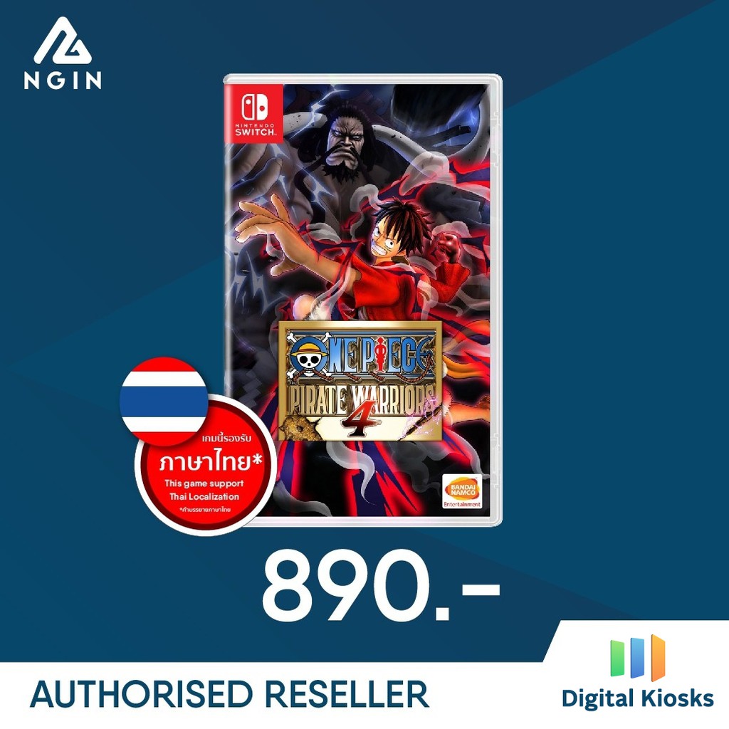 [พร้อมส่ง](สินค้ามือ 1) Nintendo Switch Game : ONE PIECE: PIRATE WARRIORS 4 (R3)(TH) (ภาษาไทย)