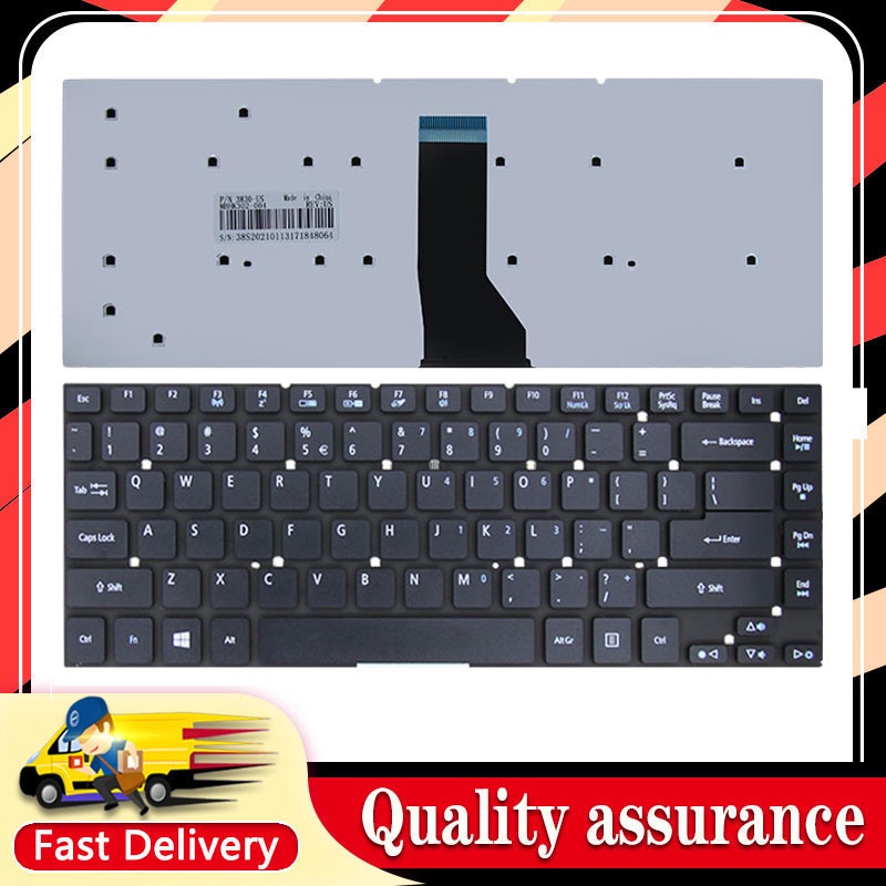 แป้นพิมพ์แล็ปท็อปสําหรับ Acer E1-410 MS2387 3830T 4755 4830TG 4755G NV47H MS2317