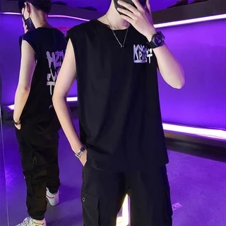 no 1 shop เสื้อกั๊กชายอินแทรน์ฤดูร้อนบางเสื้อผ้าฝ้าย