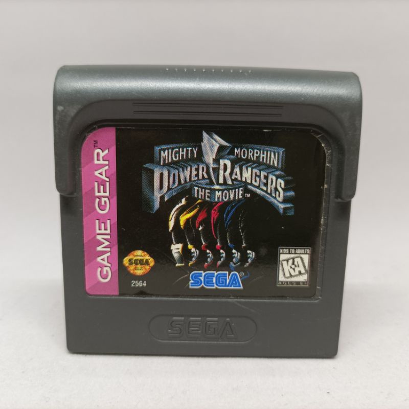 Mighty Morphin Power ranger The Movie | ตลับเกมเปล่าเกมส์เกียร์แท้ | Sega Game Gear Original Cartridge USA | เล่นได้ปกติ