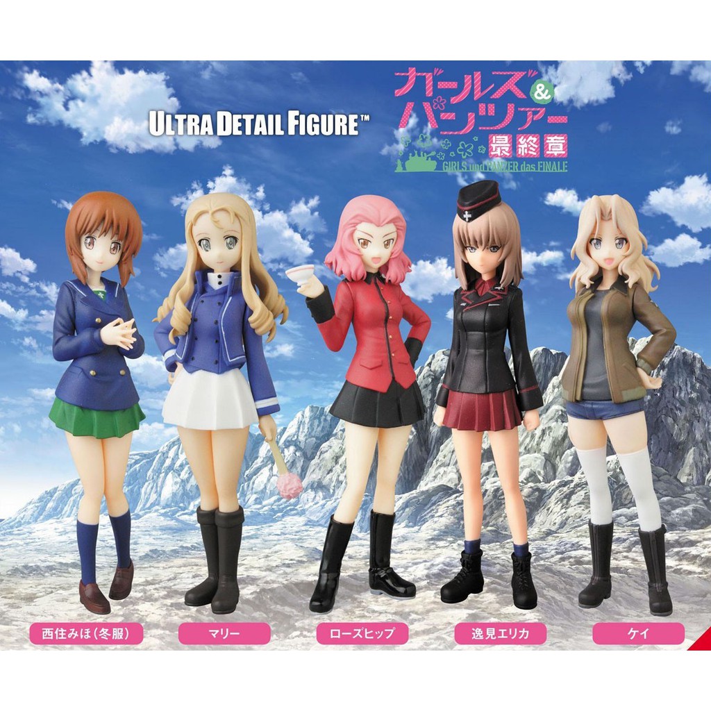 ของแท้จากญี่ปุ่น🧡 Medicom UDF Girls Und Panzer Das Finale Series 2 Ultra Detail Figure ฟิกเกอร์