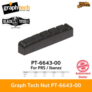 Graph Tech Black TUSQ XL Nut 43mm for PRS / Ibanez PT-6643-00 นัทกีต้าร์