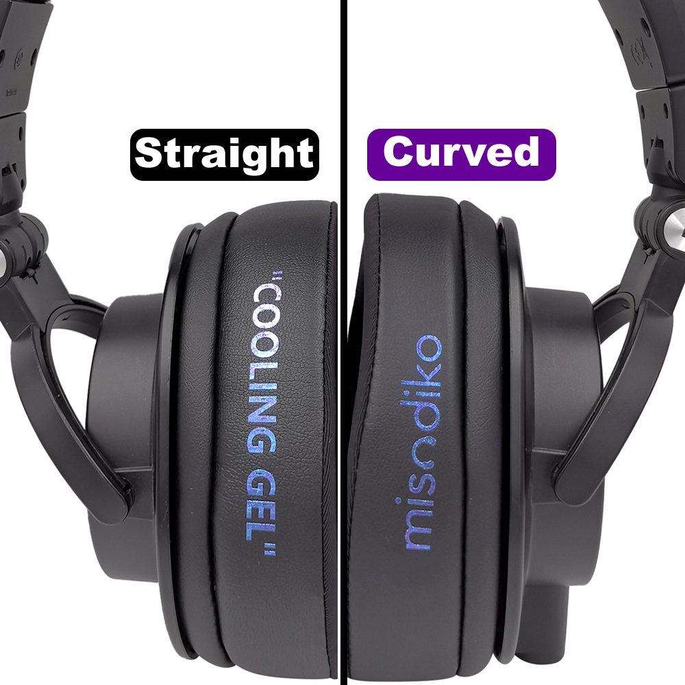 Misodiko แผ่นครอบหูฟัง แบบเปลี่ยน สําหรับหูฟัง Audio-Technica ATH- M50x M40x M30x MSR7 G1WL PDG1