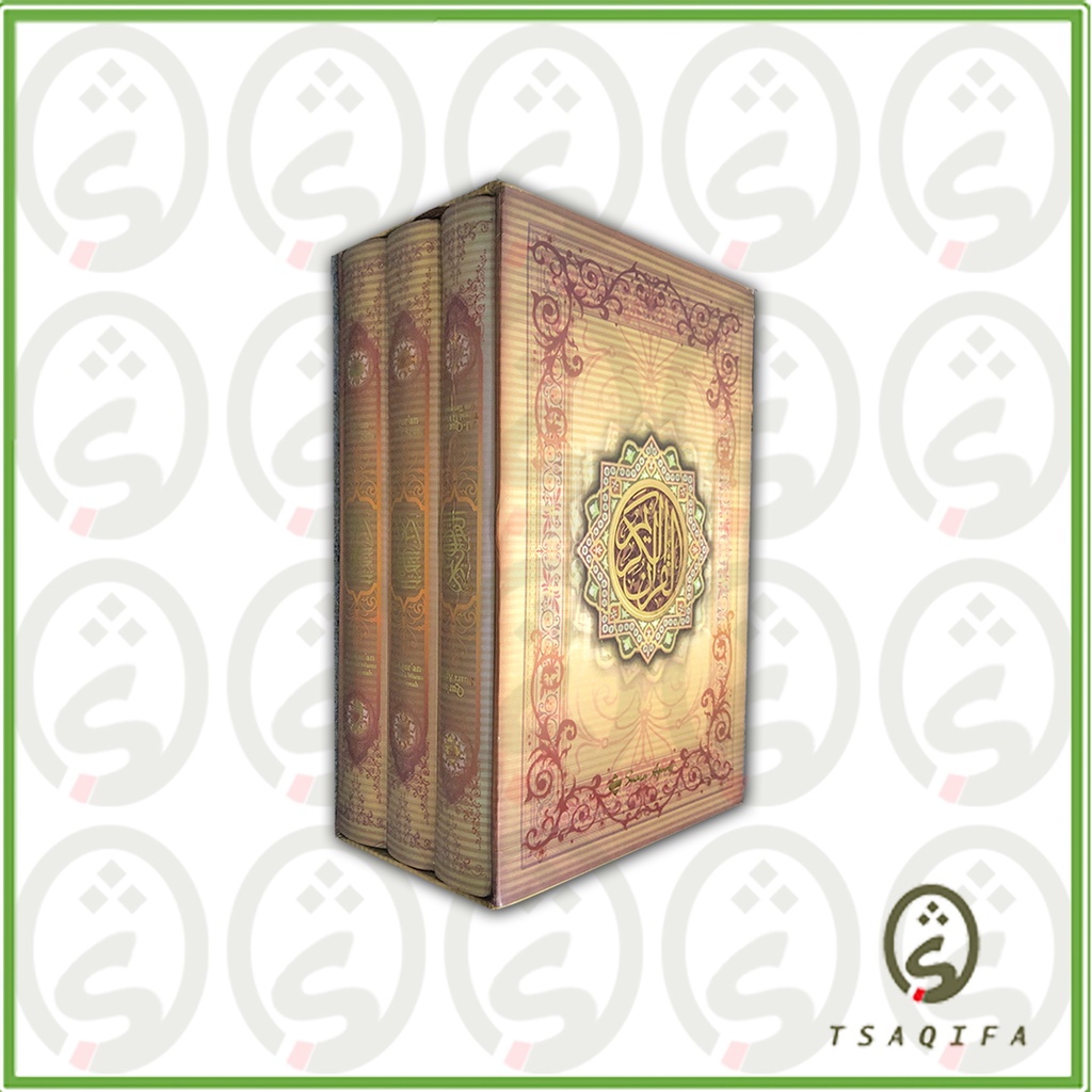 Al Quran Tajwid 12 สี 3 เล่ม Box - Quran 3 Volumes Box Great Voice