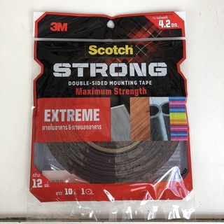 3M  Scotch เทปกาว สองหน้า รุ่น Strong Extreme