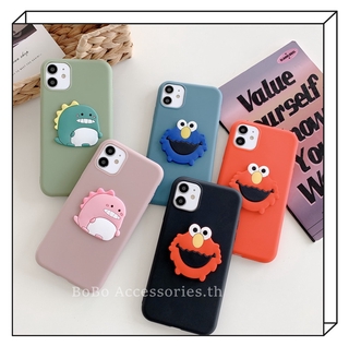 เคส TPU นิ่ม ลายไดโนเสาร์ Sesame Street สําหรับ Redmi 9 9A 9T Note 8 9 10 Pro 9S