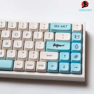 Sea Salt Milk XDA profile  PBT Keycap Dye-Sub 61 64 68 84 87 96 980 104 108