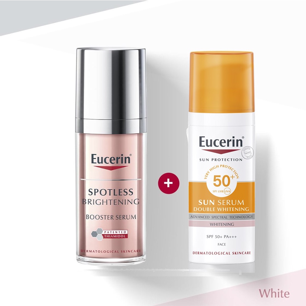 ชุดผิวใส EUCERIN Spotless Brightening Serum 30ml.+ Essence 100ml. ยูเซอริน สปอตเลส ไบรท์เทนนิ่ง