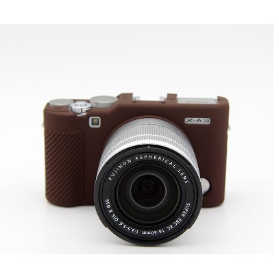 CILICONE CASE FUJI XA3 XA10 (Brown) #0874