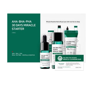 สินค้าพร้อมส่ง SOME BY MI AHA-BHA-PHA 30 Days Miracle Starter Kit (4 Items In Set)