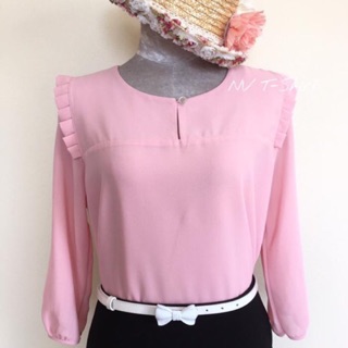 🌸 Chiffon pinky blouse 🌸