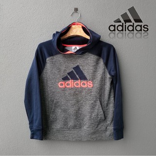 เสื้อสเวตเตอร์​ Adidas Pullover​ Hoodie ของแท้​ มือสอง​