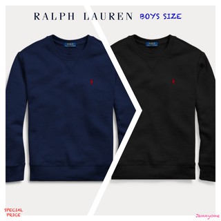 RALPH LAUREN COTTON-BLEND-FLEECE SWEATSHIRT ( BOYS SIZE 8-20 YEARS )