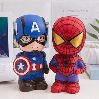 Marvel กระปุกออมสิน การ์ตูนสไปเดอร์แมน อเวนเจอร์ส Spider-Ma กระปุกออมสินน่ารัก สําหรับเด็ก กระปุกออมสิน atm กระปุกออมสินเด็ก กระปุกออมสิน สไปเดอร์แมน กระปุกออมสินปี๊บ กระปุกออมสินมีรหัส กระปุกออมสินน่ารักๆ ปี๊บออมสิน กระปุกออมสินทุบ กระปุกออมสิน ธกส