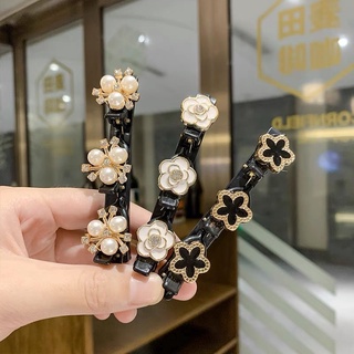 2021 new hairpin headband headgear female braided hair clip