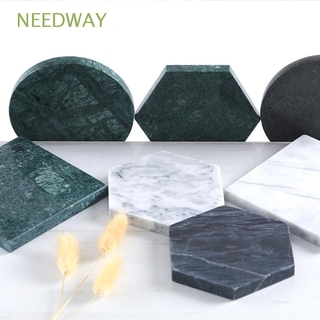 Needway แผ่นรองแก้วลายหินอ่อนกันความร้อน