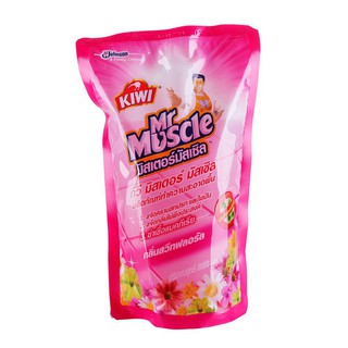 น้ำยาถูพื้น KIWI MR.MUSCLE สวีทฟลอรัล 800 มล.  DAILY CLEANER TILE 800ML KIWI MR.MUSCLE SWEET FLORAL