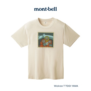 Montbell เสื้อยืด ใส่สบาย ระบายอากาศได้ดี กันแดด แห้งเร็ว รุ่น 1114540 Wickron T Tooi Yama