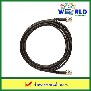 ON-169 : Shure BNC to BNC Antenna Coaxial Cable 95M2035 (14) สายเสาอากาศสำหรับติดตั้งบนชั้นวางด้านหน้า สายยาว 90 ซ.ม.