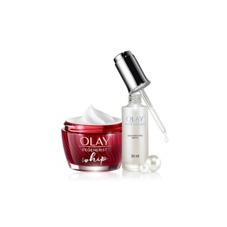 [แพ็คคู่] OLAY Regenerist Whip + Luminous Light Perfecting Essence ลดริ้วรอย