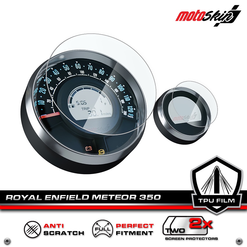 ฟิล์มกันรอยหน้าปัด ROYAL ENFIELD METEOR 350 PRO TPU Dashboard Protection Film