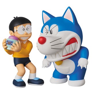 ของแท้จากญี่ปุ่น🧡 Medicom UDF-400 Fujiko F. Fujio Doraemon and Nobita หุ่นฟิกเกอร์โดราเอม่อน