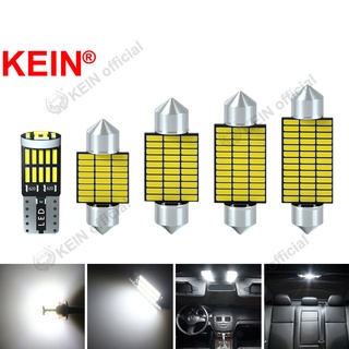 Kein หลอดไฟ Led T10 W5W 31 มม. 36 มม. 39 มม. 41 มม. สําหรับติดป้ายทะเบียนรถยนต์ รถจักรยานยนต์