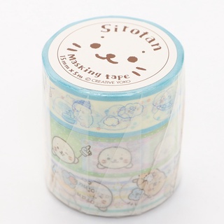 เซ็ตเทป Sirotan Masking Tape เป็นเทปตกแต่งจากญี่ปุ่น 3 ลาย ขนาดม้วนละ 1.5 ซม. x 5 ม.