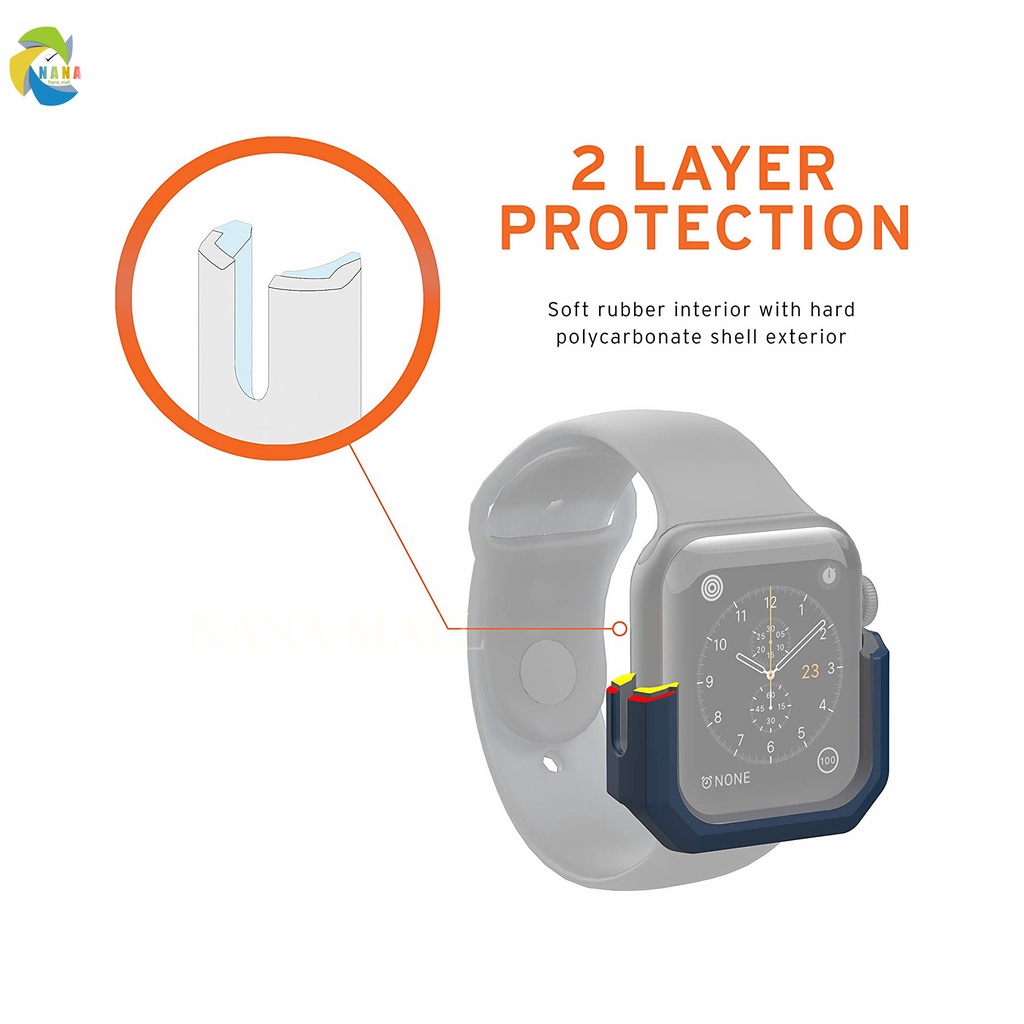 N105 UAG Rugged CASE รุ่น CIVILIAN เคสกันกระแทกสำหรับ ⌚APPLE WATCH⌚ กรอบ2ชั้น ป้องกันการกระแทกได้ดี