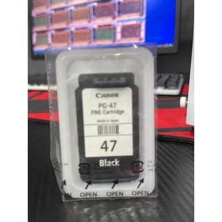 canon ตลับหมึก noboxPG-47+CL-57 E3170 / E3177/ E400 / E410 / E417 / E460 / E470 / E477 / E480 สีดำ และ สี 1 set ของแท้