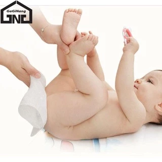 GaGiNang ทิชชู่เปียกเด็ก Baby Wipes10แผ่น ทำความสะอาดดี นุ่ม ชุ่มชื้น ผ้าเปียกสูตรอ่อนโยน เหมาะกับทุกสภาพผิว พร้อมส่ง