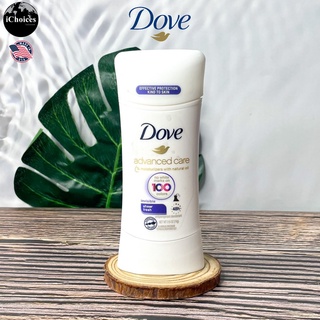 [Dove] Advanced Care Invisible Anti-Perspirant Deodorant Sheer Fresh 74 g โดฟ ระงับกลิ่นกาย โรลออนสติ๊ก